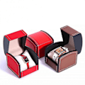 Miniatyrbild 4 av 5: Lyxig Klockbox PU Läder Armbandsur Förvaringsfodral med Flip-lock -GSL B01