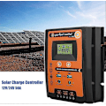 Miniatyrbillede 2 af 5: Solar Charge Controller Solpanel Batteri Regulator Dobbelt USB LCD Display 12V/24V 30A50A MPPT(50A)