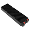 Miniatyrbillede 4 af 8: Vandkølende radiator 24 rør dobbeltlags aluminium computer radiator med G1/4 gevind interface til 12 cm blæsermontering