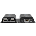 Miniatyrbillede 4 af 8: HD til RJ45 enkelt netkabel 60M infrarød IR loop output extender LKV372Pro 100-220V forsyningsspænding EU-stik