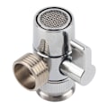 Miniatyrbillede 1 af 8: Badeværelse Køkken Vask Vask Vandhane Splitter Omskifter Ventil Til Slange Adapter M24