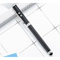 Miniatyrbillede 4 af 4: [2 stk.] 4-i-1 Universal Touch Screen Stylus + Kuglepen + Pointer + LED Lommelygte til Smartphone/Tablets iPad iPhone Samsung osv. [Sort]