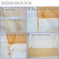 Miniatyrbilde 2 av 5: Gul Modern Voile Loop Blind - 140 x 155 cm