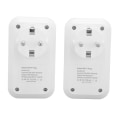 Pikkukuva 3 / 8: 2 kpl Smart WiFi -pistoke Ladattava tulenkestävä langaton kauko-ohjaus ääniohjaus WiFi Smart Socket Plug EU Plug 100-250V
