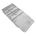 Miniatyrbillede 8 af 8: 24 stk. Quadrate Satin Servietter 17x17inch Bløde Blanke Delikate Servietter til Bryllupper Fester Ceremonier Sølv