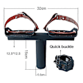 Miniatyrbilde 2 av 4: Metall Tibialis Trainer Treningsmaskin Legghevingsmaskin Beinmuskler For, én Fot