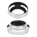2 st Aluminiumlegering Ihålig Objektivskydd 40,5 mm för Leica Kamera Silver