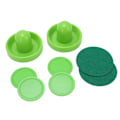 Miniatyrbilde 4 av 8: 96 mm bord hockey skyver Pucker sett erstatning for spillebord Goalies header sett
