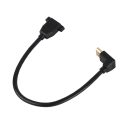 Pikkukuva 6 / 8: Displayportin uros- ja naaraspuolinen Displayport-tuki 8K/60HZ 4K/120HZ 90° Kyynärpää Displayport 1,4 -kaapeli 0,3 metrin näytölle