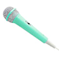 Miniatyrbild 1 av 5: Mikrofon för barn, Barnmikrofon för sång Bärbar dynamisk mikrofon Handhållen Karaoke Trådbunden mikrofon för flickor_SZXM cyan