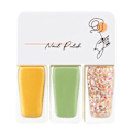 Miniatyrbild 4 av 8: 3-pack Vattenbaserat nagellackset för kvinnor, lätt att skala av, snabbtorkande nagellack för dejting, halloweenfest T10