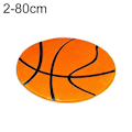 Miniatyrbillede 1 af 4: Fodbold Basketball Rund Mønster Computer Stol Måtte Tæppe Hjem Indretning 80cm2
