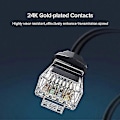 Miniatyrbilde 4 av 5: Cat 8 Ethernet-kabel, Lan Rj45 nettverkskabel Sftp hastighet 40 Gbps / 2000mhz (3m)