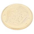 Miniatyrbild 6 av 8: Jag överlevde 2020 minnesmynt dubbelsidigt mynt minnesmynt gåva för samlare (guld)