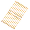 Pikkukuva 2 / 8: 20 kpl Mini-puutapettiripustustangot tee-se-itse bambu-puiset mini-tapettitangot, puiset tikut askarteluun