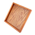 Miniatyrbilde 3 av 8: Firkantet tebrett i massivt tre Kaffe Sushi Snacks Serveringsfat for Cafe Restaurant (20*20 cm)
