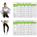 Miniatyrbild 4 av 4: Smalnande bastu svettdräkt för kvinnor: Midjetränare Thermo Legging & Body Shaper Jacka XL Svart Blå Set