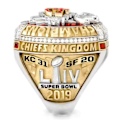 Pikkukuva 4 / 8: Kansas City Chiefs -miesten sormus, seoskoru