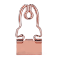 Pikkukuva 5 / 8: 30 kpl Binder Clips Cute Rose Gold Horn Pattern Handle Metal Small Binder Clips Office File Clips With Storage Box