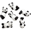 Miniatyrbillede 1 af 5: 2025 Egnet 6 stk. Sød Keramisk Panda Spisepinde Hvile Stativ Holder til Spisepinde, Keramisk Vare Spisepinde Stativ Hvile