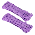 Pikkukuva 3 / 8: 2 kpl aaltoilevyä koristeluun S-muotoinen polyesteri violetti lahjapakkaus DIY ompelutarvike 8mm