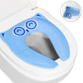 Miniatyrbillede 2 af 3: Foldbar Toiletstol til Børn - Bærbar Rejsetoiletstol (Blå)