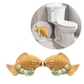 Miniatyrbillede 4 af 5: ResinToilet Boltdæksler Sød Badeværelsesindretning, blå 2 STK