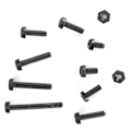 Pikkukuva 4 / 8: 160 kpl muovinen set nylon ristiruuvi kuusiomutterikiinnittimet Hardware Tool M3