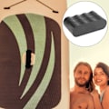 Miniatyrbilde 3 av 8: Svart plast SUP Stand Up Paddle Håndtak Utendørs Surfebrett Håndtak Tilbehør