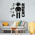 Miniatyrbild 3 av 5: Ät Sov Spela Väggdekal Poster Bokstäver Väggdekaler Muraler för Pojkrum Lekrum Heminredning