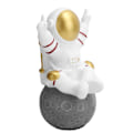 Miniatyrbild 5 av 8: Söt Astronaut trådlös Bluetooth högtalare TWS Mini Bärbar Högtalare med FM-minneskort Gyllene