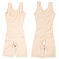 Miniatyrbillede 4 af 8: Åben skridt kropsformning shapewear slankende numse løfter talje træner mave kontrol kvinder bodystocking (Khaki)L