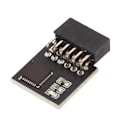 Miniatyrbild 2 av 8: TPM 2.0-modul SPI-gränssnitt Stabilt Hög säkerhet Hållbart material 12-stifts SPI-modul för MSI moderkort DDR4-minne