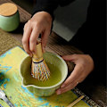 Miniatyrbilde 2 av 5: Matcha-bolle med tut og visp, 4-delt perfekt matcha-sett for seremoni