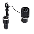 Miniatyrbillede 5 af 8: Bil Bluetooth FM-sender Multifunktionel håndfri opkald QC3.0 Hurtig opladning Bluetooth-biladapter
