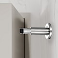 Miniatyrbilde 5 av 5: Justerbar Solid 304 Rustfritt Stål Ekstra-tykk Støpt Gummi Kraftig Dørstopper Veggmontert Innebygd Dørstopper Dør (sølv) (1 stk)-AX