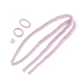 Miniatyrbillede 6 af 8: Pink Heatless Curling Sæt Hårstang Højkomfort Stof Pandebånd Clips DIY Curls Roller til at sove