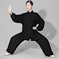 Miniatyrbild 2 av 3: Mjuka bomullskläder för tai chi för män och kvinnor - Perfekt för kung fu kampsport 2XL