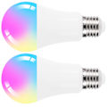Pikkukuva 3 / 8: 2 kpl E27 LED-lamppua 10 W:n värikäs RGB-lamppu kaukosäätimellä kodin sisustukseen 85-265 V