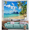 Miniatyrbild 4 av 5: Tropisk Ö-Paradisets Väggbonad
