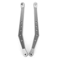 Miniatyrbillede 3 af 8: Aluminiumlegering Øvre Fjæringslenker Fjernkontroll Bil Tilbehør for 1/10 Axial 90018 RC CrawlerSølv