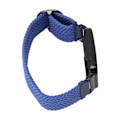 Miniatyrbild 8 av 8: Flätad Loop Strap för Mi Band 7 Pro Justerbar Elastisk Nylon Loop Armband med Skyddsram Mörkblått Band Svart Case