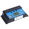 Miniatyrbillede 4 af 8: 12V 24V 30A Solenergi Charge Controller Automatisk PWM LCD Dual USB Output Regulator