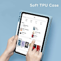 Pikkukuva 5 / 5: Kotelo iPad 10. sukupolvelle 2022 10.9\" Näppäimistö (Vaaleanpunainen)
