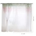 Miniatyrbillede 6 af 8: Polyester Vinduesgardin Valancer Voile Soveværelse Stue Dekoration (Pink)
