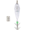 Miniatyrbillede 1 af 8: Fiskeri LED Lokke Lys Blæksprutte Form Hvidt Lys Farve Agnsfisk Under Vand Lokke Lampe med Krog