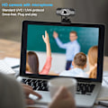 Miniatyrbild 7 av 8: HD USB-kamera med mikrofon Autofokus PC-tillbehör för dator Live Webcast
