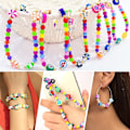 Miniatyrbillede 4 af 5: Fladde Lerperler Sorte Stenperler 4285 stk 6mm Ler Runde Afstandsperler