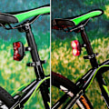 Miniatyrbillede 3 af 5: Kraftfuldt LED-lys synligt i dagslys - 2-pak, ideelt til cykling, mountainbike og bykørsel, sikrer sikkerhed