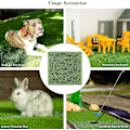 Miniatyrbilde 5 av 5: 8 Pakker 12x12 Tommer Syntetisk Grasfliser med Dreneringshull Realistisk Hagegress for DIY-Prosjekter